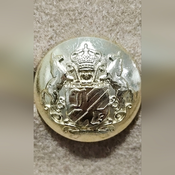 Women's Wool Blend Pea Coat Ruffle Hem Tan Khaki Camel Winter Coat XS - Picture 9 of 15